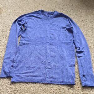 lululemon athletica Blue Long Sleeve Top